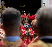 Religinė procesija aplink &Scaron;v. Dvasios vienuolyną