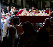 Religinė procesija aplink &Scaron;v. Dvasios vienuolyną