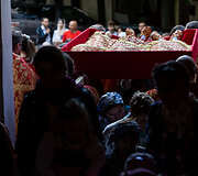 Religinė procesija aplink &Scaron;v. Dvasios vienuolyną