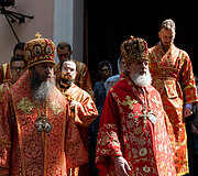 Religinė procesija aplink &Scaron;v. Dvasios vienuolyną