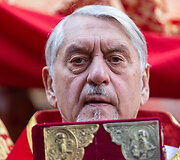 Religinė procesija aplink &Scaron;v. Dvasios vienuolyną
