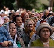 Religinė procesija aplink &Scaron;v. Dvasios vienuolyną