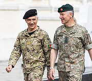 Lietuvos kariuomenės vadu gen. ltn. Valdemaras  Rup&scaron;ys susitiko su Portugalijos Respublikos kariuomenės vadu gen. Jos&eacute; Nunes da Fonseca
