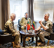 Lietuvos kariuomenės vadu gen. ltn. Valdemaras  Rup&scaron;ys susitiko su Portugalijos Respublikos kariuomenės vadu gen. Jos&eacute; Nunes da Fonseca