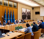 Seimo pirmininkė Viktorija Čmilytė-Nielsen susitiko su JAV Senato delegacija