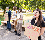 Protestas prie&scaron; naktinio matymo taikiklių pataisų įteisinimą medžioklėje