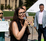 Lietuvos žaliųjų partijos protestas dėl Nacionalinio mi&scaron;kų susitarimo