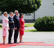 Prezidentas Gitanas Nausėda susitiko su Lenkijos vadovu Andrzejumi Duda