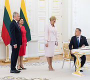 Prezidentas Gitanas Nausėda susitiko su Lenkijos vadovu Andrzejumi Duda