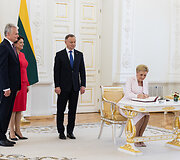 Prezidentas Gitanas Nausėda susitiko su Lenkijos vadovu Andrzejumi Duda
