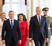 Prezidentas Gitanas Nausėda susitiko su Lenkijos vadovu Andrzejumi Duda