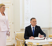 Prezidentas Gitanas Nausėda susitiko su Lenkijos vadovu Andrzejumi Duda