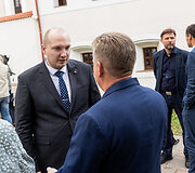 Spaudos konferencija po &Scaron;vietimo ministro susitikimo su &scaron;vietimo profesinių sąjungų vadovais