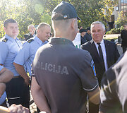 Vie&scaron;ojo saugumo tarnybos (VST) pareigūnų protestas