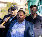 Vie&scaron;ojo saugumo tarnybos (VST) pareigūnų protestas