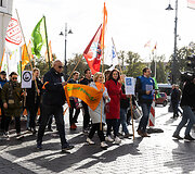 Profesinių sąjungų protestas