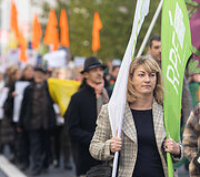 Profesinių sąjungų protestas