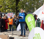 Profesinių sąjungų protestas