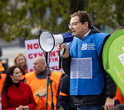 Profesinių sąjungų protestas