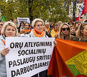 Profesinių sąjungų protestas