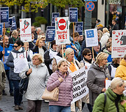 Profesinių sąjungų protestas