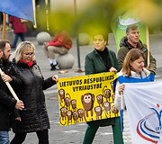 Profesinių sąjungų protestas