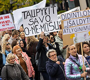 Profesinių sąjungų protestas