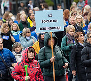 Profesinių sąjungų protestas
