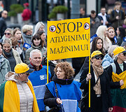 Profesinių sąjungų protestas