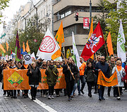 Profesinių sąjungų protestas