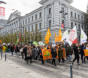 Profesinių sąjungų protestas
