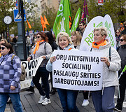 Profesinių sąjungų protestas
