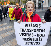 Profesinių sąjungų protestas