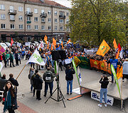 Profesinių sąjungų protestas