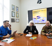 Naujo &bdquo;Blue/Yellow&ldquo; skaitmeninio paramos Ukrainai projekto pristatymas