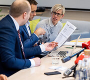 Lietuvos &scaron;vietimo darbuotojų profesinės sąjungos susitikimas su &Scaron;vietimo, mokslo ir sporto ministru
