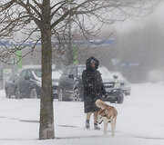 Sniegas kelyje Vilnius - Panevežys