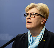 Ingridos &Scaron;imonytės ir Europos Komisijos nario Thierry Bretono spaudos konferencija