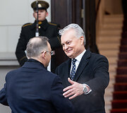 Gitanas Nausėda susitiko su Lenkijos Prezidentu Andrzejumi Duda