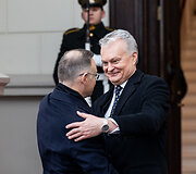 Gitanas Nausėda susitiko su Lenkijos Prezidentu Andrzejumi Duda