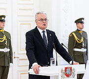 Gitano Nausėdos ir Lenkijos Prezidento Andrzejaus Dudos spaudos konferencija