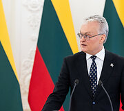 Gitano Nausėdos ir Lenkijos Prezidento Andrzejaus Dudos spaudos konferencija