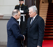 Gitanas Nausėda susitiko su Lenkijos Prezidentu Andrzejumi Duda