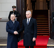 Gitanas Nausėda susitiko su Lenkijos Prezidentu Andrzejumi Duda