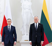 Gitanas Nausėda susitiko su Lenkijos Prezidentu Andrzejumi Duda