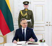 Gitanas Nausėda susitiko su Lenkijos Prezidentu Andrzejumi Duda