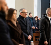 Gitanas Nausėda su Lenkijos Prezidentu Andrzejumi Duda dalyvauja &scaron;ventose mi&scaron;iose Katedroje