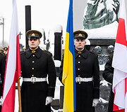 1863&ndash;1864 m. sukilimo pagerbimo ceremonija Rasų kapinėse