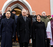 1863&ndash;1864 m. sukilimo pagerbimo ceremonija Rasų kapinėse