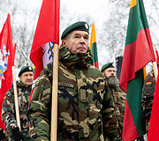 1863&ndash;1864 m. sukilimo pagerbimo ceremonija Rasų kapinėse